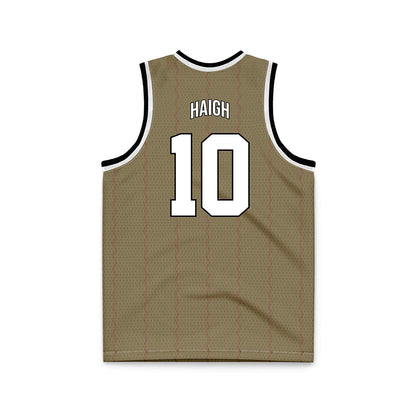MSMU - NCAA Men's Basketball : Patrick Haigh - Bronze Basketball Jersey-1