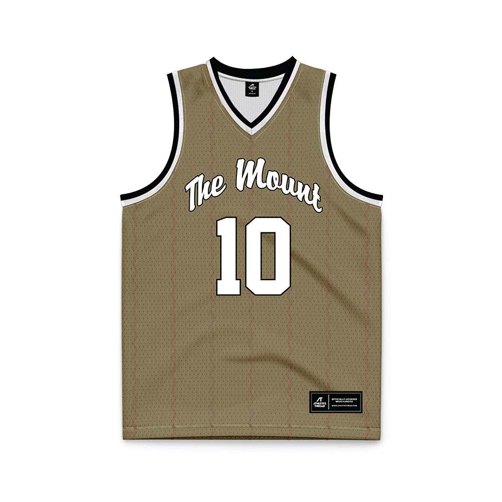 MSMU - NCAA Men's Basketball : Patrick Haigh - Bronze Basketball Jersey-0