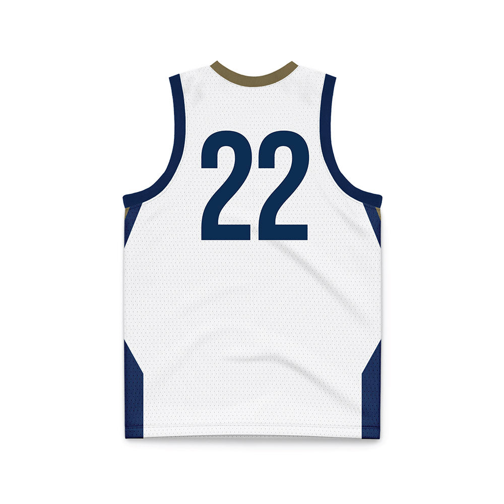 MSMU - NCAA Men's Basketball : Noah Rogers - White Basketball Jersey-1