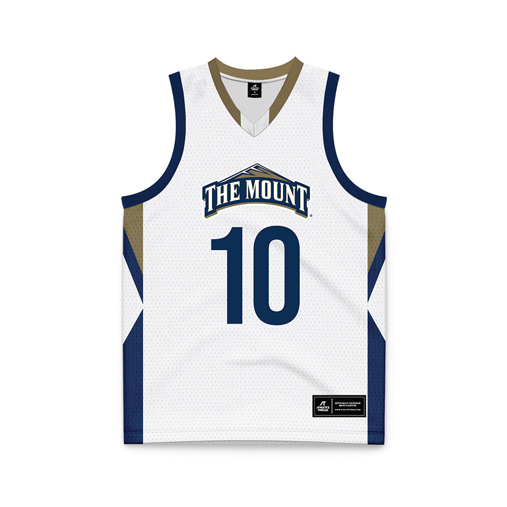 MSMU - NCAA Men's Basketball : Patrick Haigh - White Basketball Jersey-0