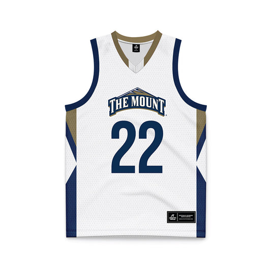 MSMU - NCAA Men's Basketball : Noah Rogers - White Basketball Jersey-0