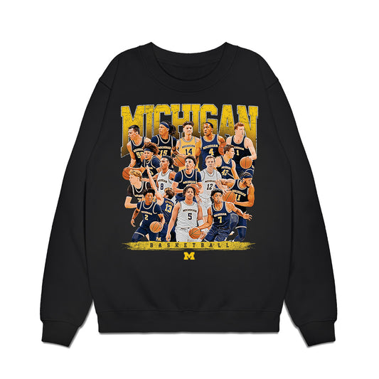Michigan - NCAA Men's Basketball : - Premium Crewneck Sweatshirt-0