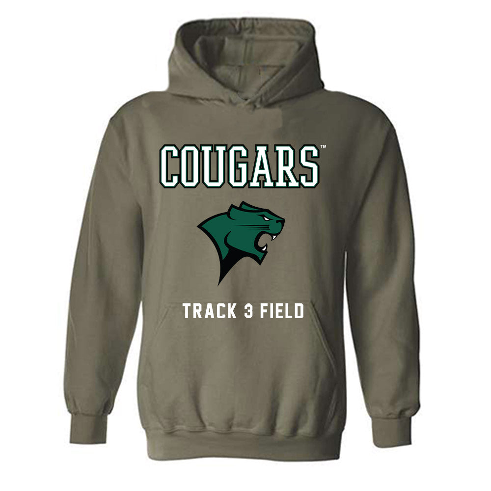 Chicago State - NCAA Men's Track & Field : Xavier Beatty - Classic Shersey Hooded Sweatshirt-0