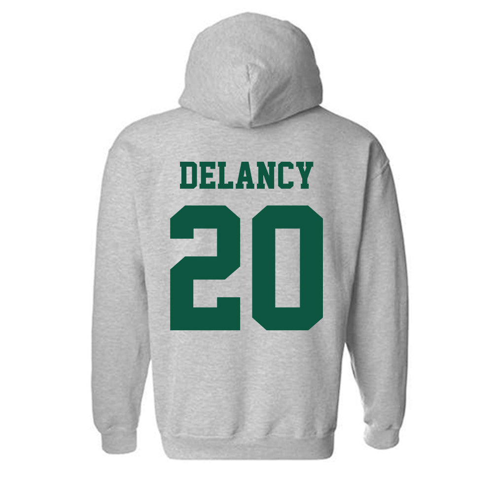 Chicago State - NCAA Men's Basketball : CJ DeLancy - Hooded Sweatshirt-1