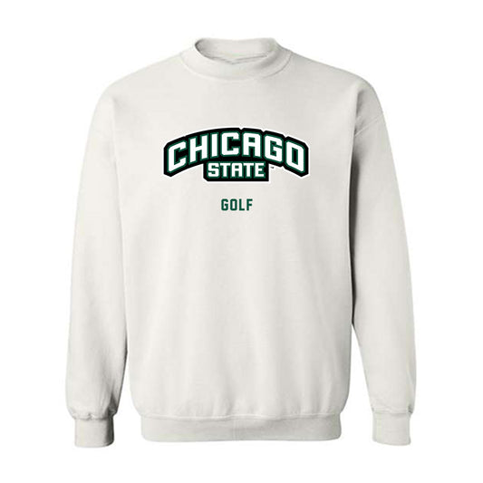 Chicago State - NCAA Men's Golf : Theo Hustler - Classic Shersey Crewneck Sweatshirt-0