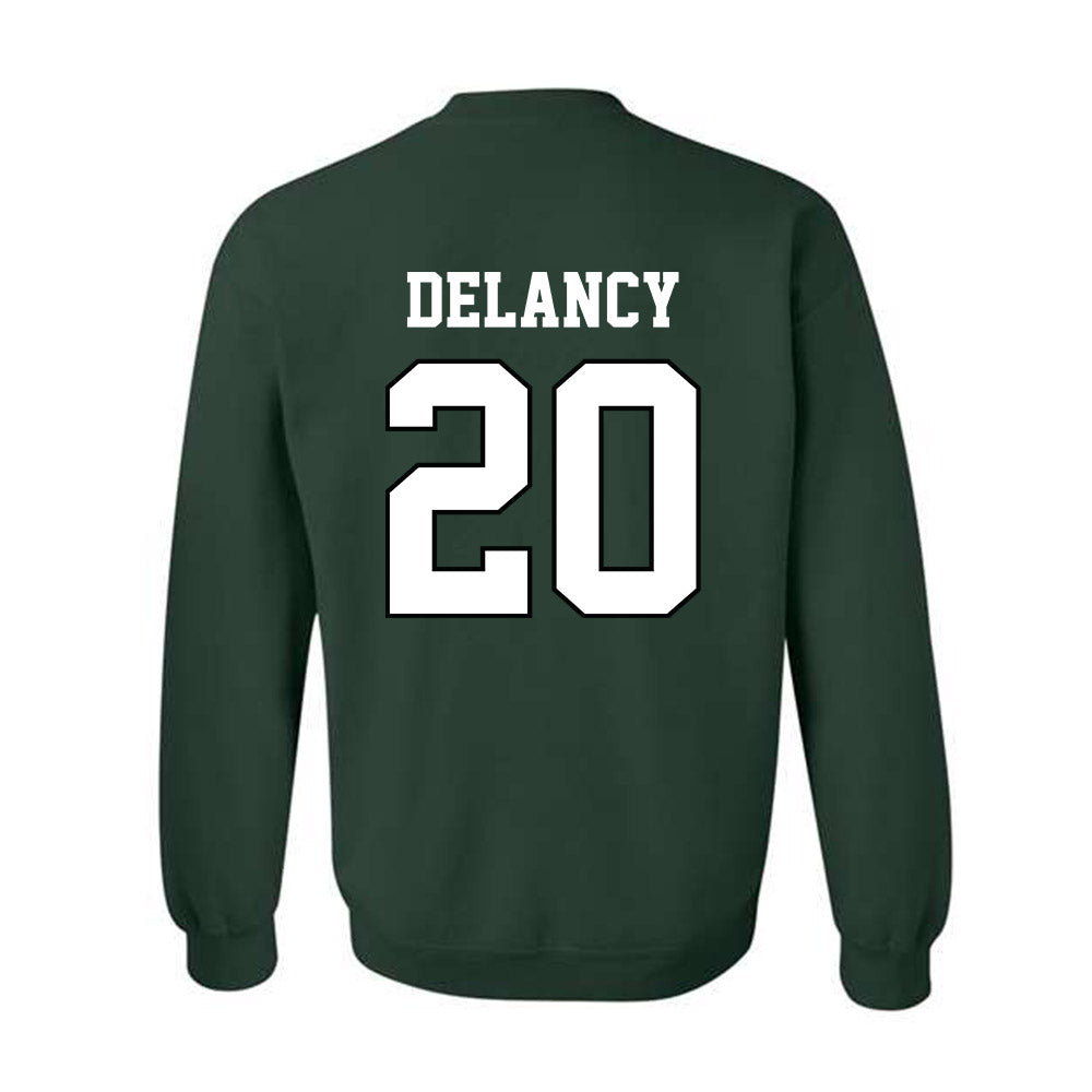 Chicago State - NCAA Men's Basketball : CJ DeLancy - Classic Shersey Crewneck Sweatshirt-2