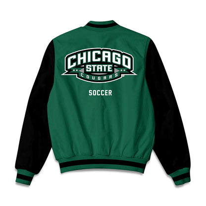 Chicago State - NCAA Men's Soccer : Saul Silva - Bomber Jacket-1