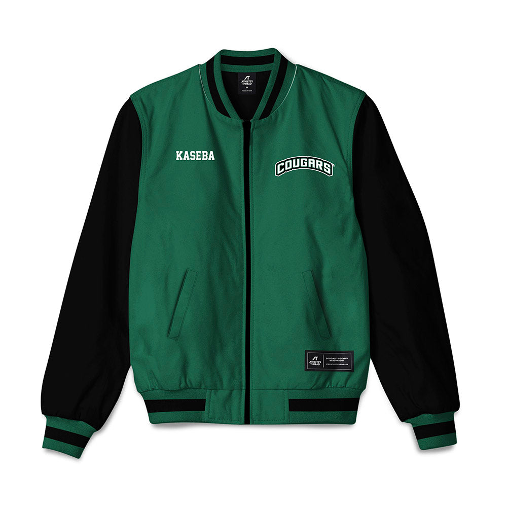 Chicago State - NCAA Men's Track & Field : Faustin Kaseba - Bomber Jacket-0