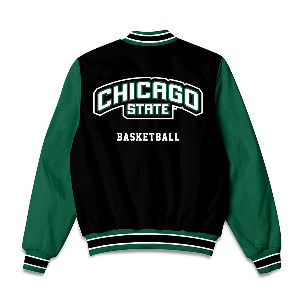 Chicago State - NCAA Men's Basketball : Cj Ray - Bomber Jacket-1