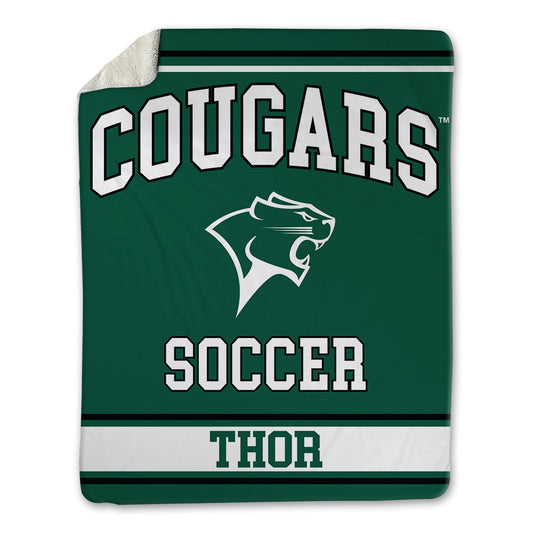 Chicago State - NCAA Women's Soccer : Saige Thor - Blanket-0