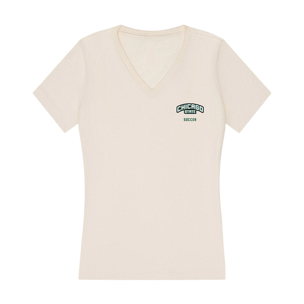 Chicago State - NCAA Women's Soccer : Aviana Gutierrez - Women's V-Neck T-Shirt-0