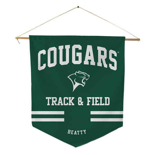 Chicago State - NCAA Men's Track & Field : Xavier Beatty - Pennant - 18" x 21"-0
