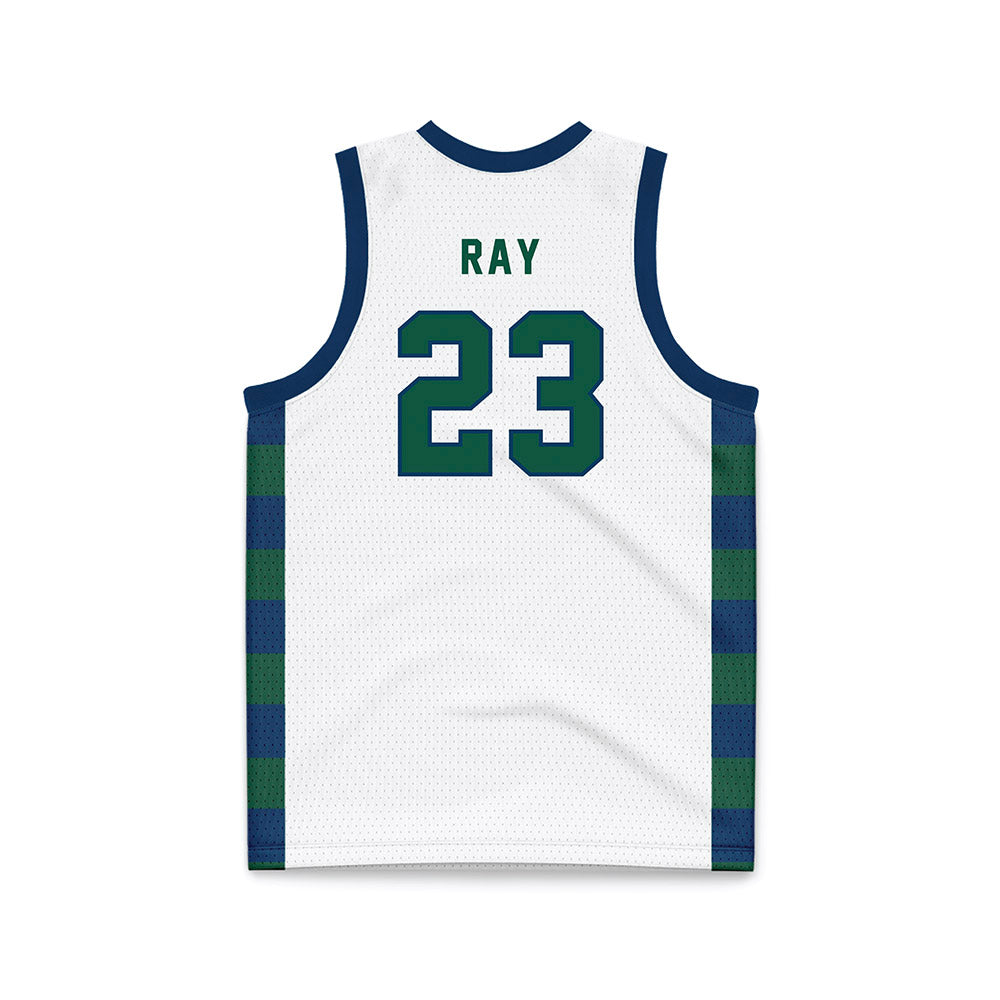 Chicago State - NCAA Men's Basketball : Cj Ray - White Basketball Jersey-1