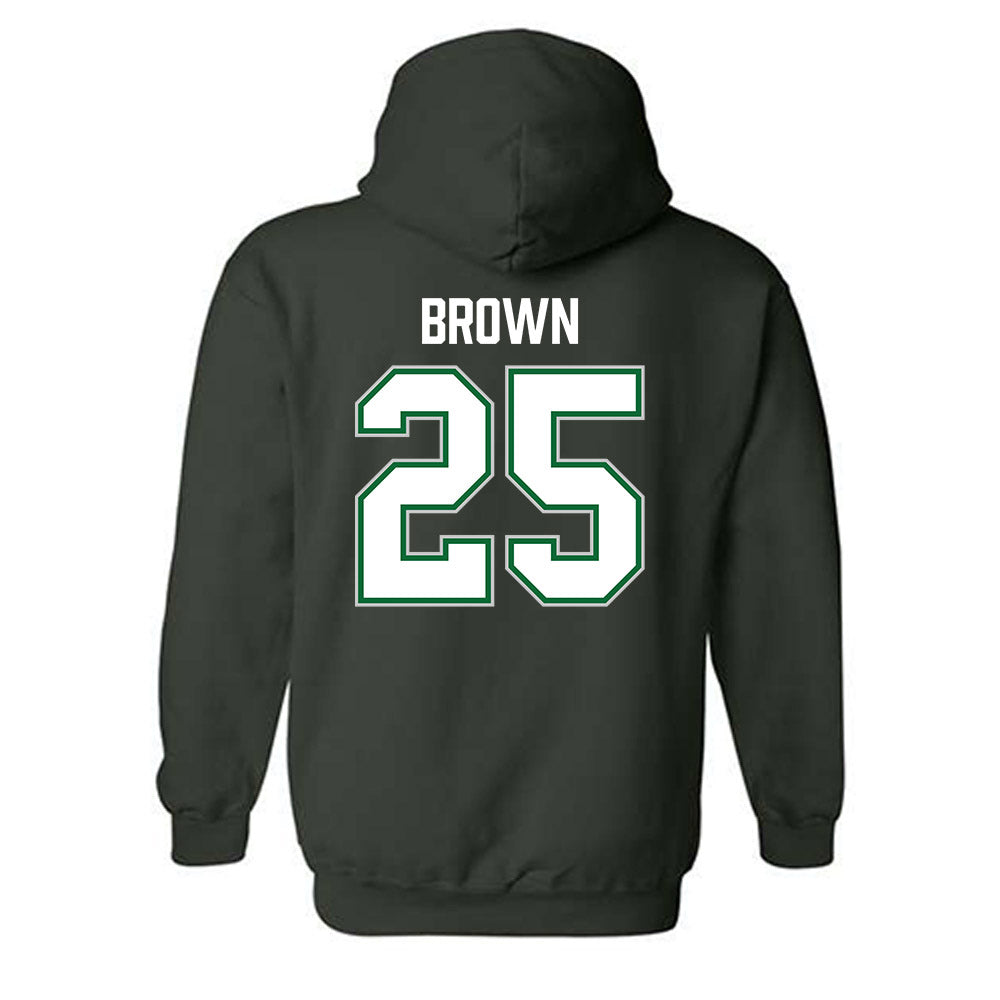 ENMU - NCAA Women's Basketball : Mekhila Brown - Classic Shersey Hooded Sweatshirt-1