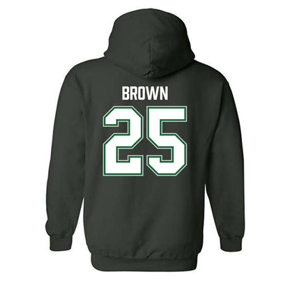 ENMU - NCAA Women's Basketball : Mekhila Brown - Classic Shersey Hooded Sweatshirt-1