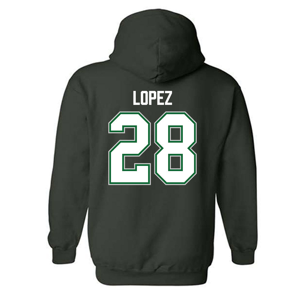 ENMU - NCAA Softball : Giazza Lopez - Classic Shersey Hooded Sweatshirt-1