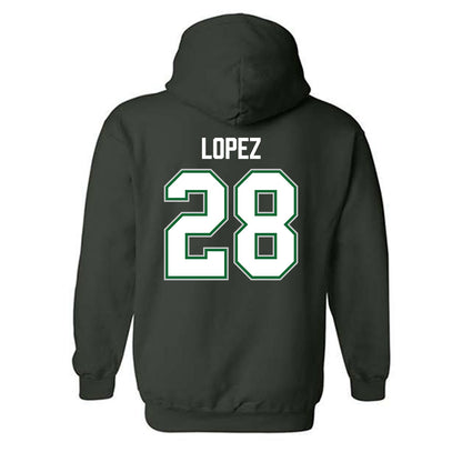 ENMU - NCAA Softball : Giazza Lopez - Classic Shersey Hooded Sweatshirt-1