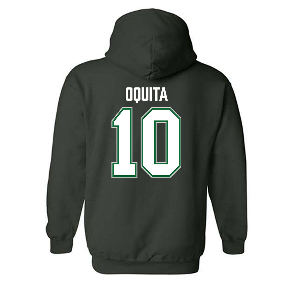 ENMU - NCAA Softball : Ana Oquita - Classic Shersey Hooded Sweatshirt-1