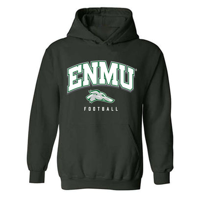 ENMU - NCAA Football : Elias Santana - Classic Shersey Hooded Sweatshirt-0