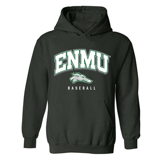 ENMU - NCAA Baseball : Micah Early - Classic Shersey Hooded Sweatshirt-0