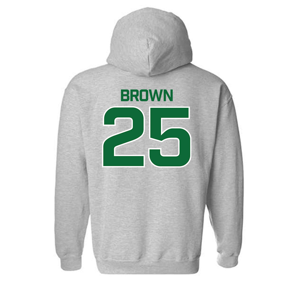ENMU - NCAA Women's Basketball : Mekhila Brown - Classic Shersey Hooded Sweatshirt-1