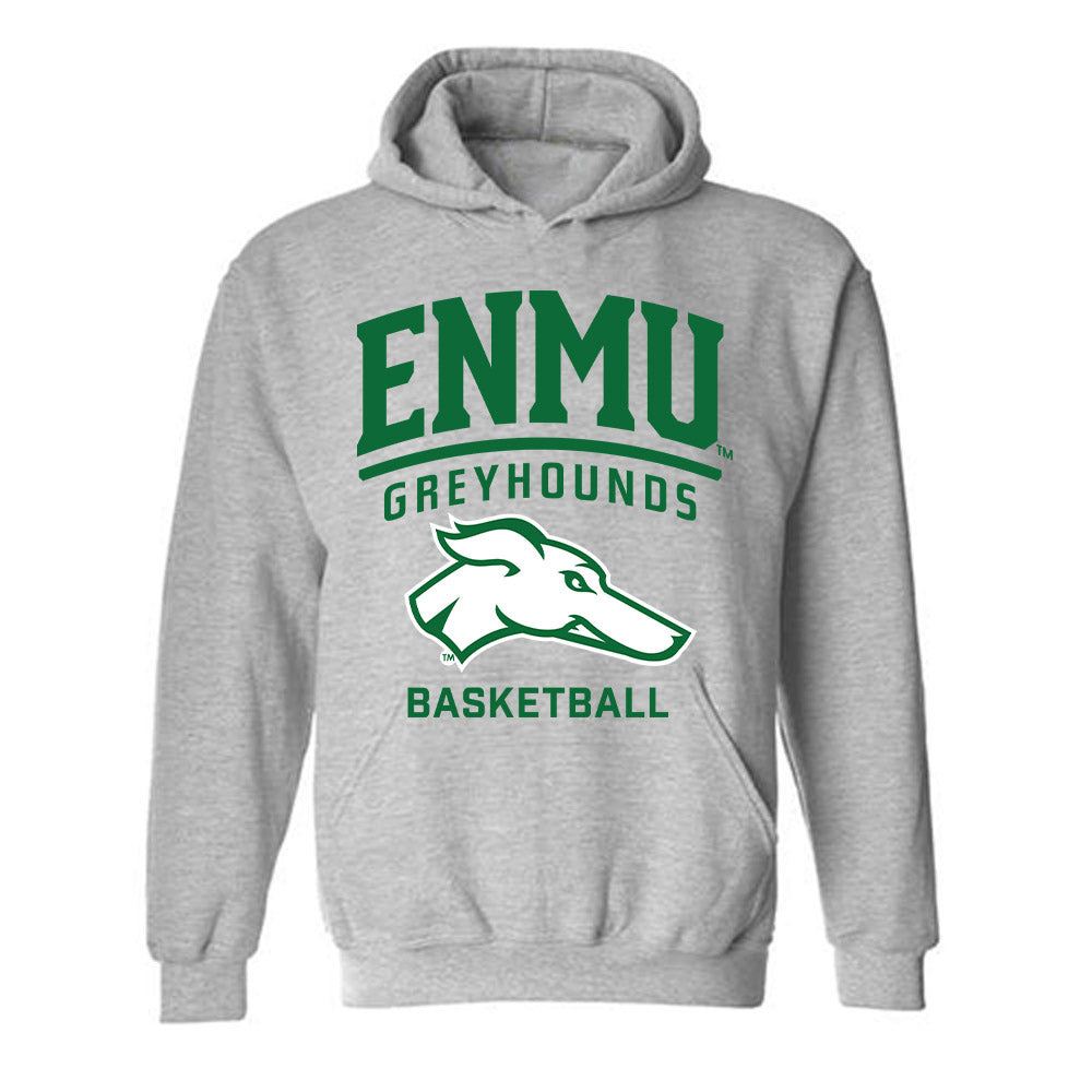 ENMU - NCAA Women's Basketball : Mekhila Brown - Classic Shersey Hooded Sweatshirt-0