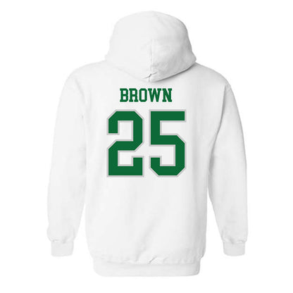 ENMU - NCAA Women's Basketball : Mekhila Brown - Classic Shersey Hooded Sweatshirt-1