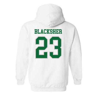ENMU - NCAA Men's Soccer : Yaseen Blacksher - Classic Shersey Hooded Sweatshirt-1