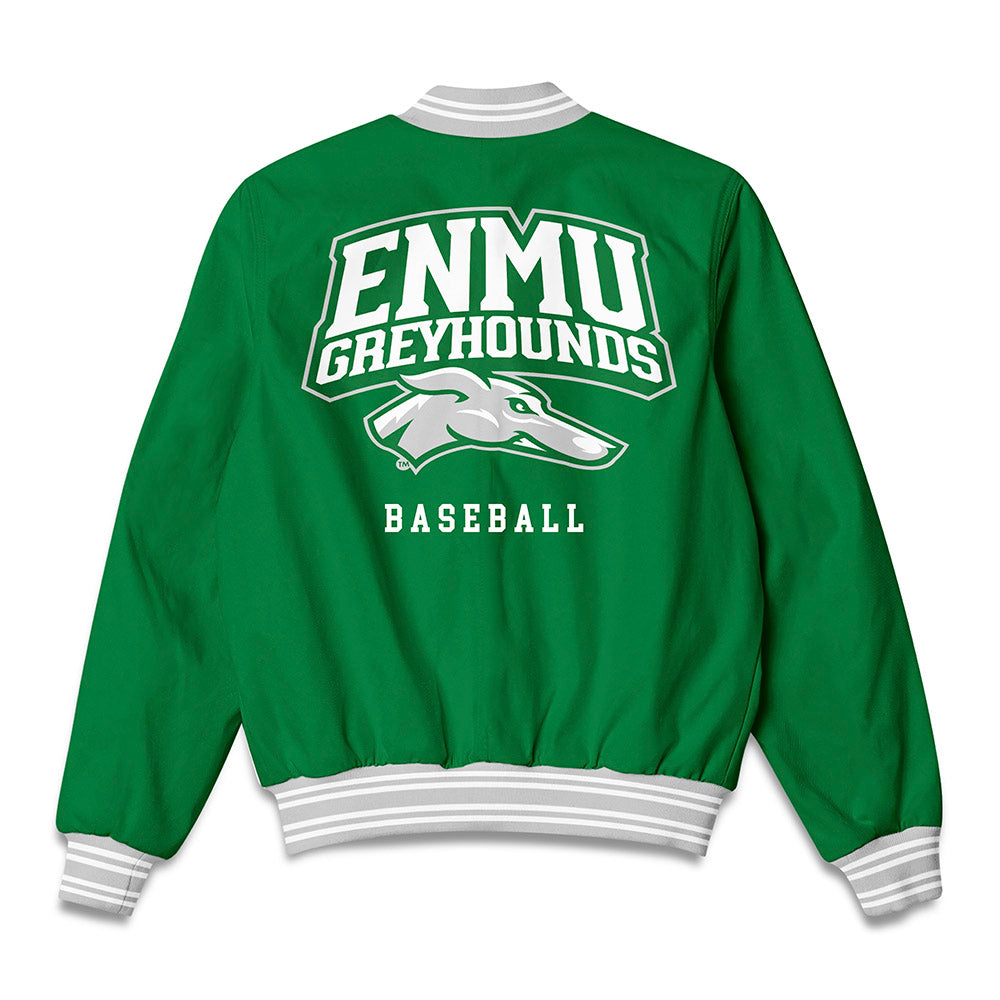 ENMU - NCAA Baseball : Micah Early - Bomber Jacket-1