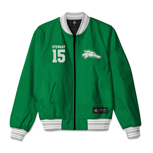 ENMU - NCAA Football : Jarius Stewart - Bomber Jacket-0