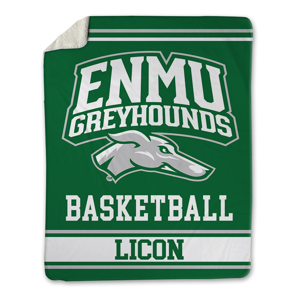 ENMU - NCAA Men's Basketball : Jesus Licon - Blanket-0