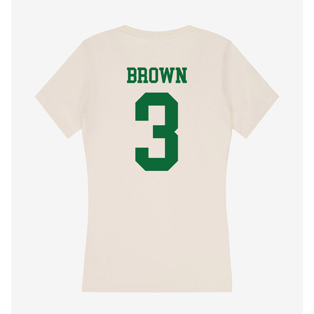 ENMU - NCAA Women's Volleyball : Imahni Brown - Women's V-Neck T-Shirt-1