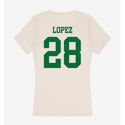 ENMU - NCAA Softball : Giazza Lopez - Women's V-Neck T-Shirt-1