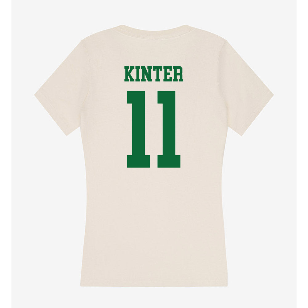 ENMU - NCAA Baseball : Logan Kinter - Women's V-Neck T-Shirt-1