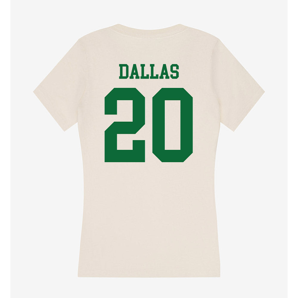 ENMU - NCAA Women's Basketball : Chloe Dallas - Women's V-Neck T-Shirt-1