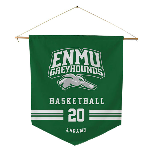 ENMU - NCAA Men's Basketball : Austin Abrams - Pennant - 18" x 21"-0