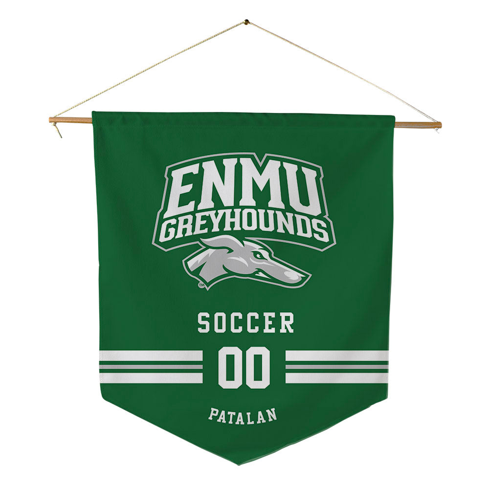ENMU - NCAA Women's Soccer : Kiley Patalan - Pennant - 18" x 21"-0