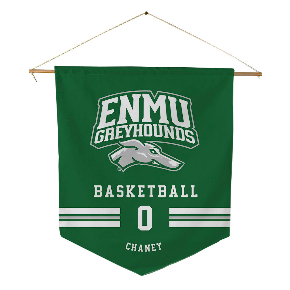 ENMU - NCAA Men's Basketball : Zaylan Chaney - Pennant - 18" x 21"-0