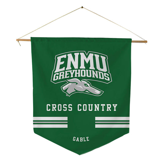 ENMU - NCAA Men's Cross Country : Jackson Gable - Pennant - 18" x 21"-0