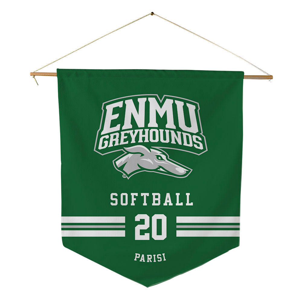 ENMU - NCAA Softball : Samantha Parisi - Pennant - 18" x 21"-0