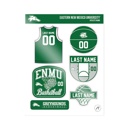 ENMU - NCAA Men's Basketball : Jesus Licon - Sticker Sheet-0