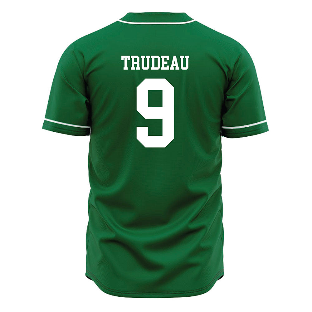 ENMU - NCAA Baseball : Jedadiah Trudeau - Green Jersey-1