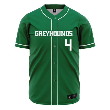 ENMU - NCAA Baseball : Isaiah Figueroa - Green Jersey-0