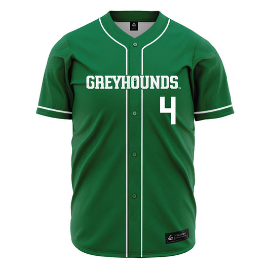 ENMU - NCAA Baseball : Isaiah Figueroa - Green Jersey-0
