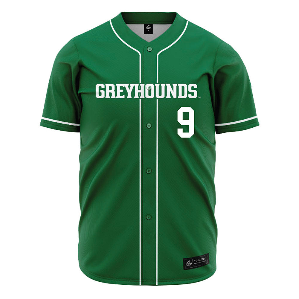 ENMU - NCAA Baseball : Jedadiah Trudeau - Green Jersey-0