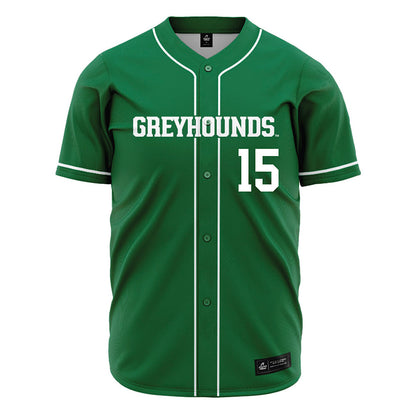 ENMU - NCAA Baseball : Micah Early - Green Jersey-0