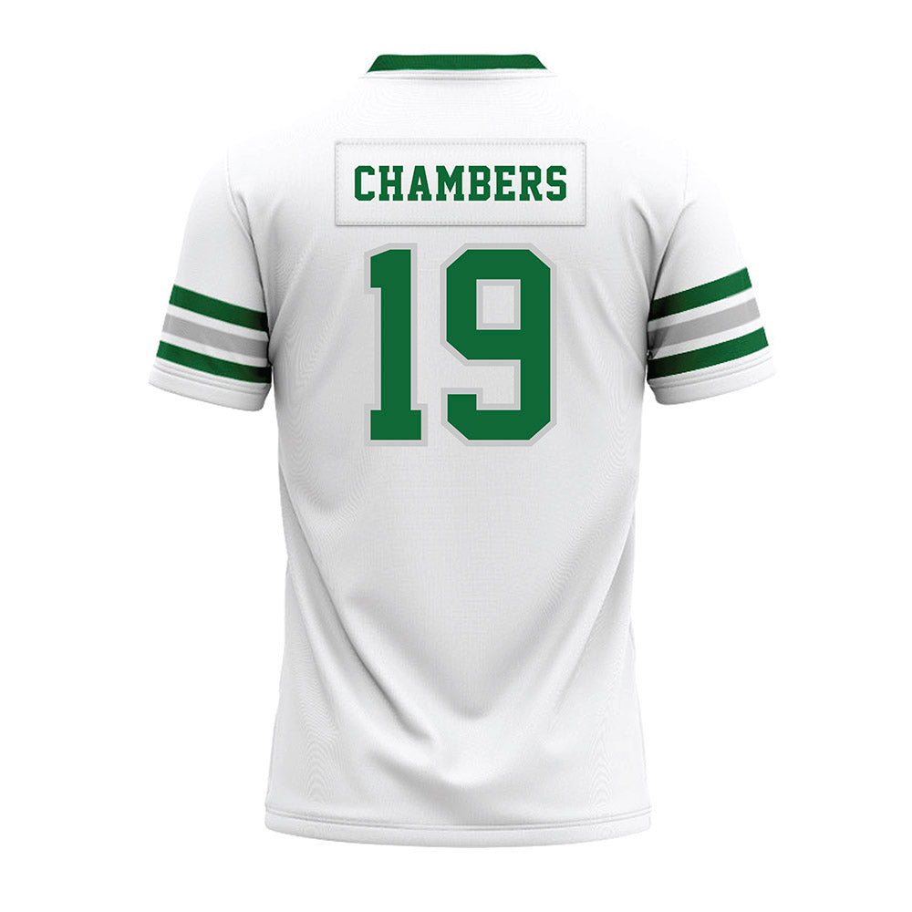 ENMU - NCAA Football : Stanton Chambers - White Premium Football Jersey-1