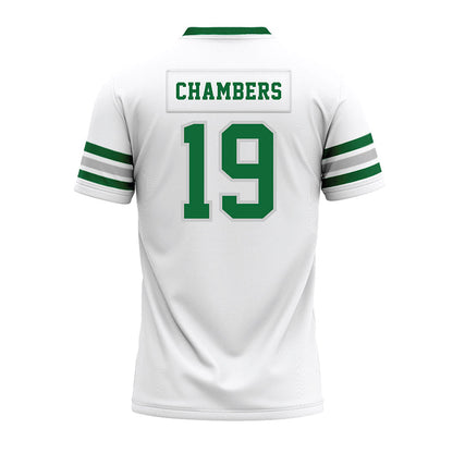 ENMU - NCAA Football : Stanton Chambers - White Premium Football Jersey-1