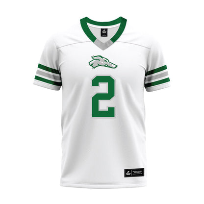 ENMU - NCAA Football : Elias Santana - White Premium Football Jersey-0