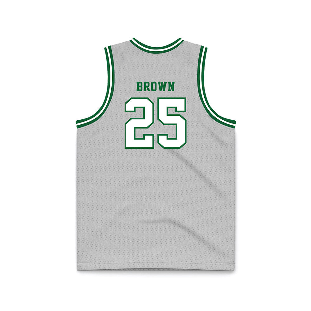 ENMU - NCAA Women's Basketball : Mekhila Brown - Grey Basketball Jersey-1
